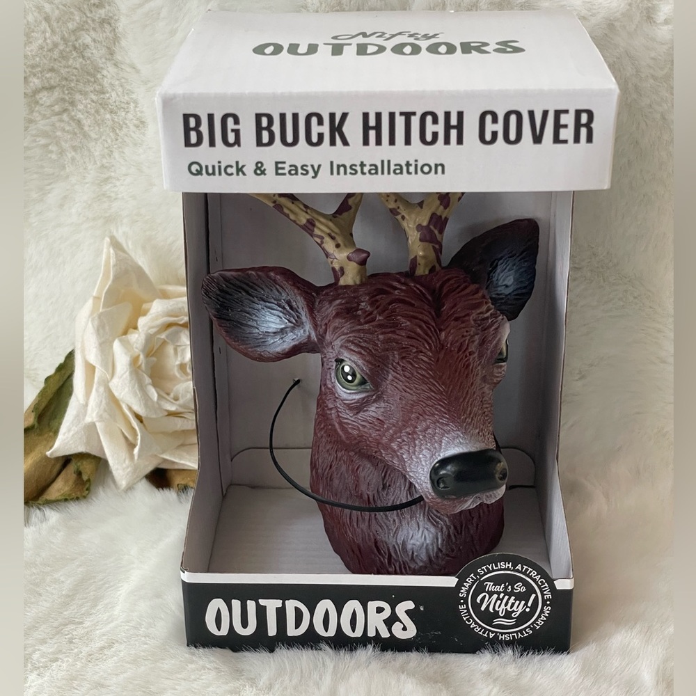 🆕NWT  BIG BUCK HITCH COVER Quick & Easy Installation Protects your ball hitch